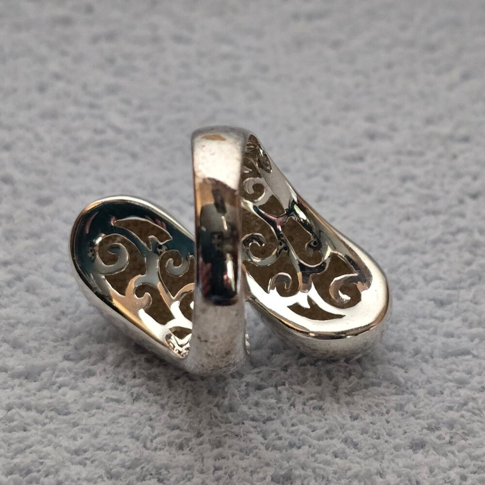 Sterling Silver Bypass Ring
